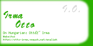 irma otto business card